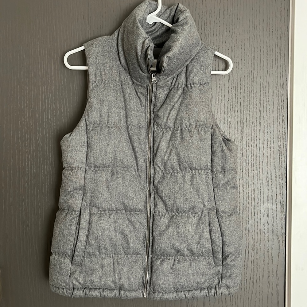 Grey, Puffer Vest